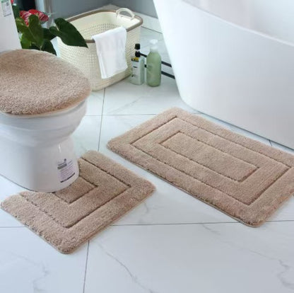 Plüsch-Badematten-Set Brehn