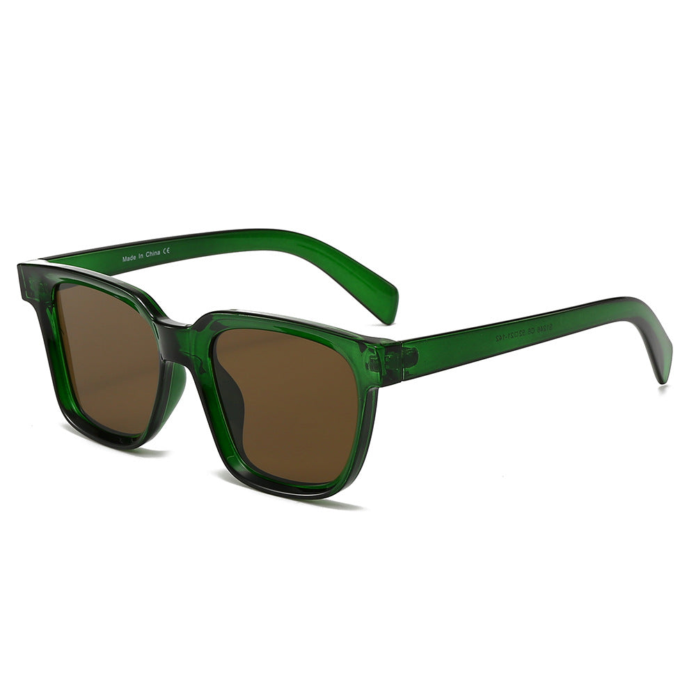 Damen elegante quadratische Sonnenbrille mit UV-Schutz und stabilem Rahmen Brehn