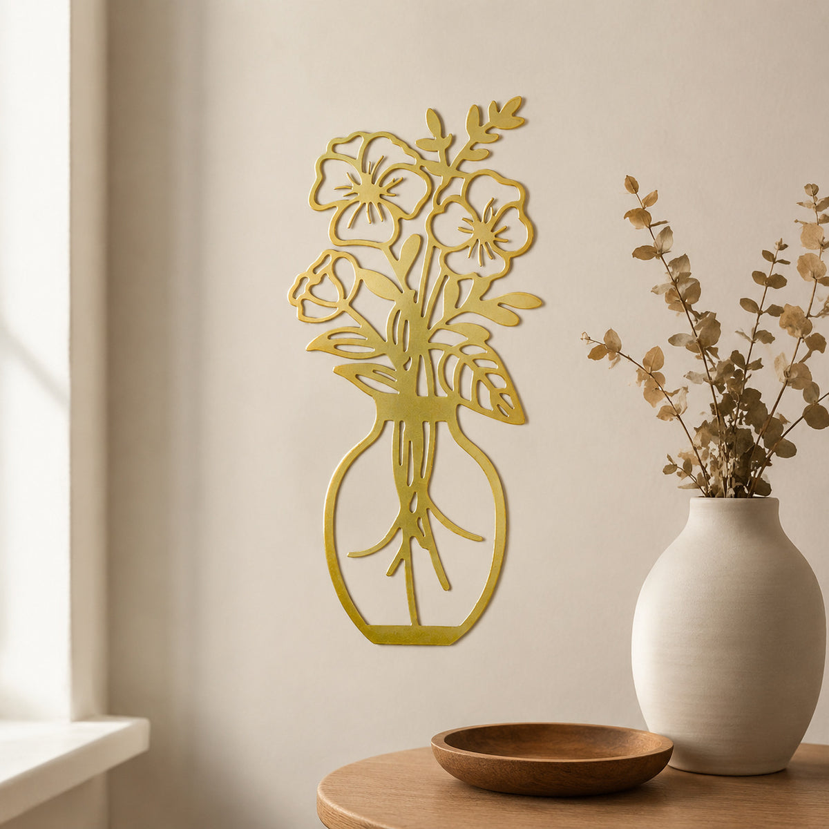 Künstlerische Blumenvase Dekoration