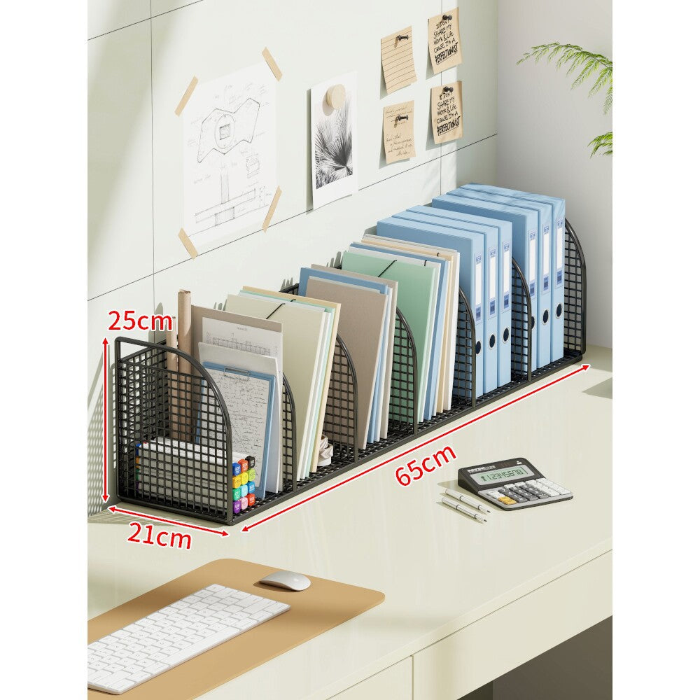 Multi-Ebenen Winkel-Mesh-Schreibtisch Datei- und Ordner-Organizer
