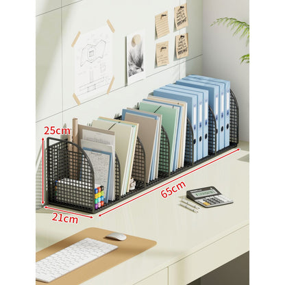 Multi-Ebenen Winkel-Mesh-Schreibtisch Datei- und Ordner-Organizer
