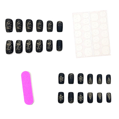 Festliche Winter-Themen Acryl-Nagelverlängerungen Brehn
