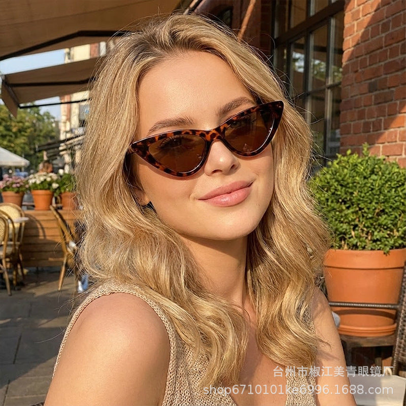Damen Cat-Eye Sonnenbrille mit elegantem Schildpatt-Muster Brehn