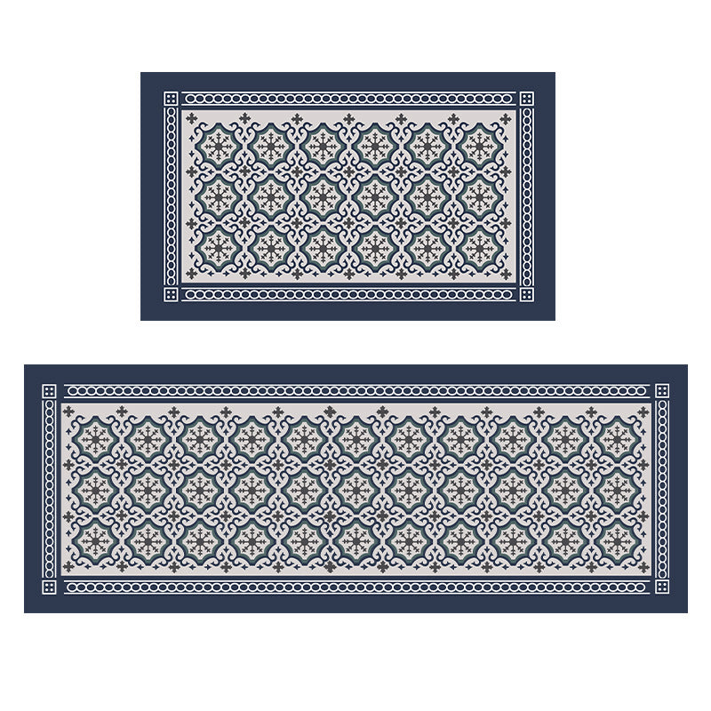 Geometrisch gemusterte Küchenmatte Set Brehn