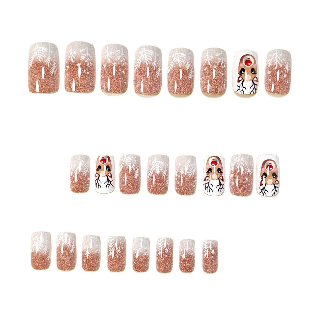Festlich Thema Press-On Nagelkunst Brehn