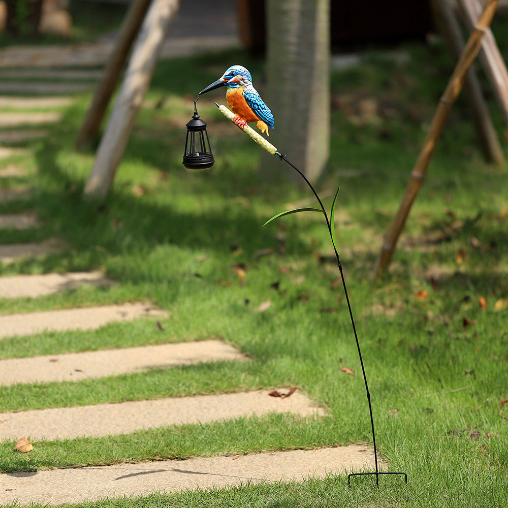 Dekorative Solar Flamingo Gartensteckerlampe mit verstellbarem Metallarm und integriertem LED Brehn