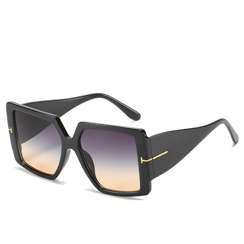 Einzigartige Oversized Geometrische Sonnenbrille Brehn
