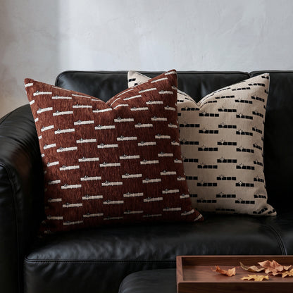 Designer Kissen mit geometrischem Muster