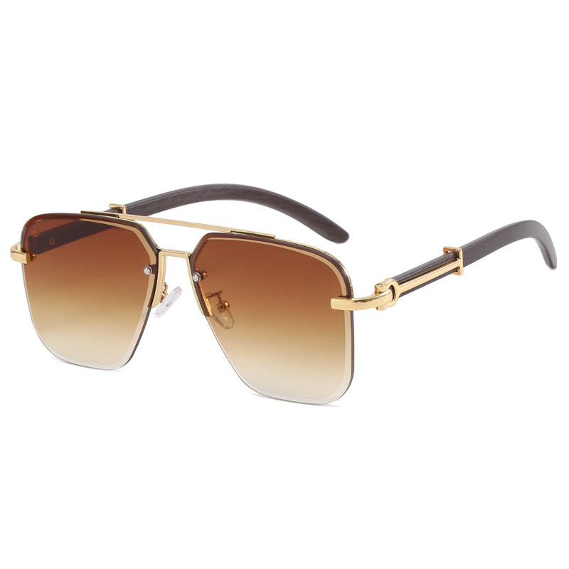 Damen Stilvolle Sonnenbrille im eleganten Metallrahmen Brehn