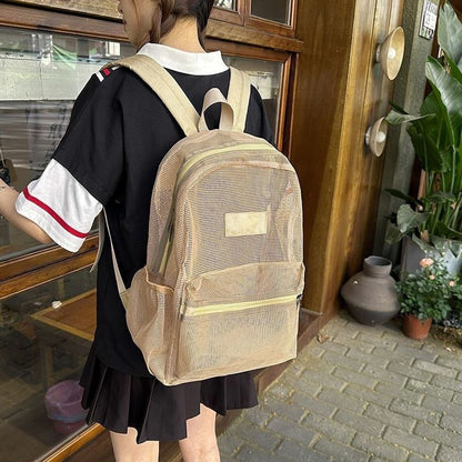 Stylische Mesh-Rucksack Brehn