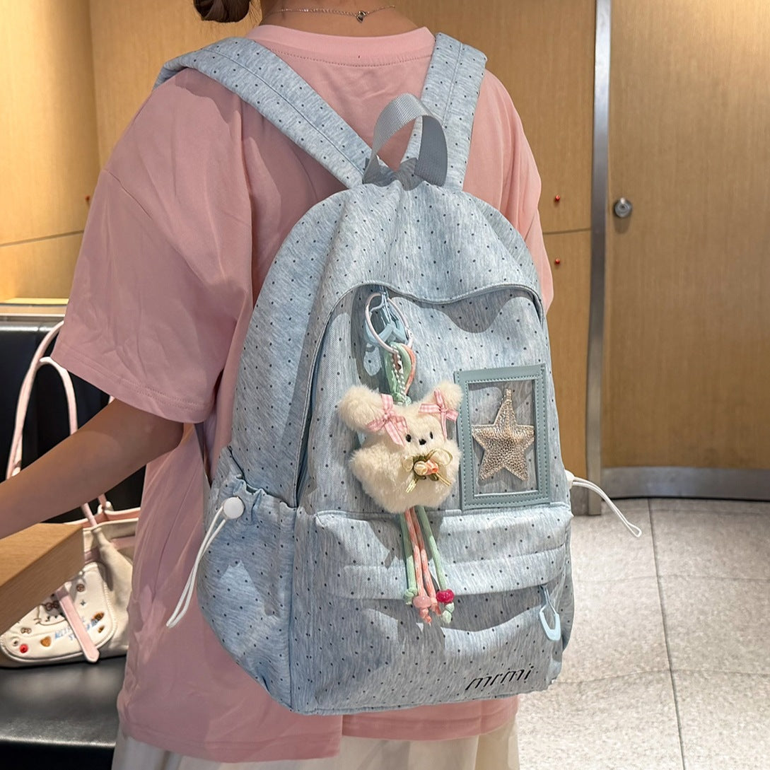 Stylischer gepunkteter Rucksack Brehn