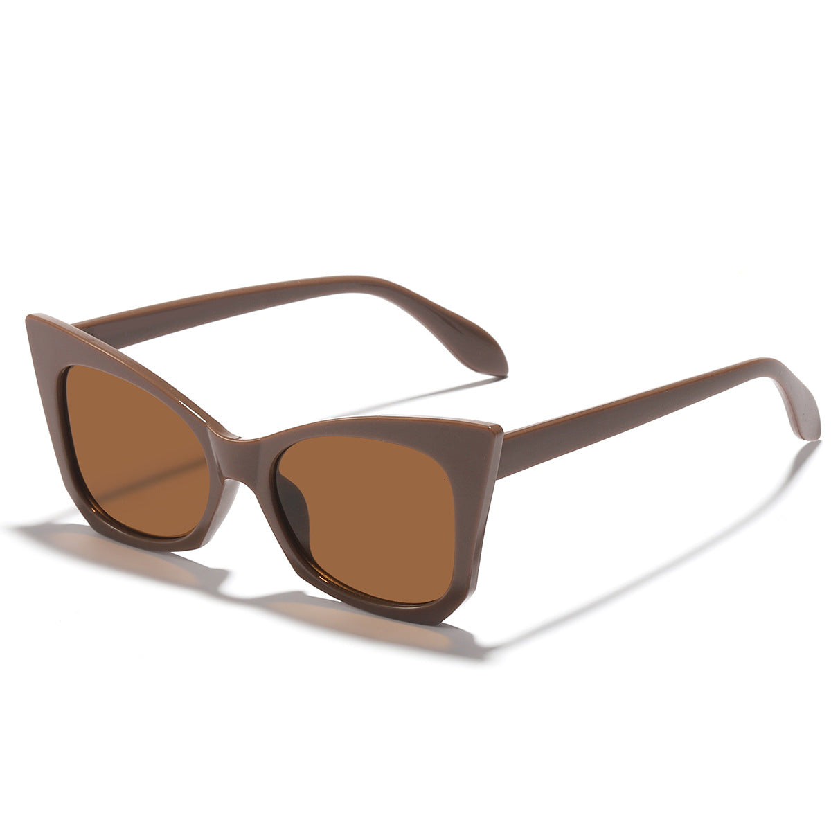 Damen Sonnenbrille im trendigen Cat-Eye Design mit auffälligem Leopardenmuster Brehn