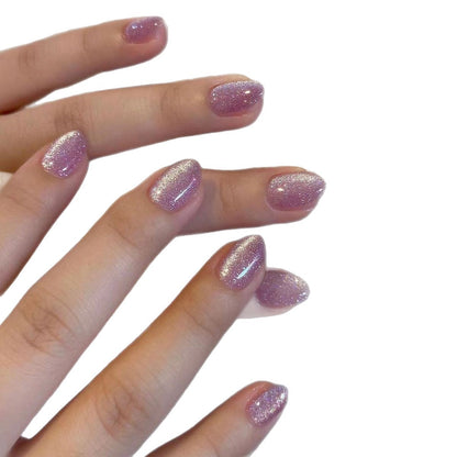 Funkelnd Glänzendes Press-On Nagelset Brehn