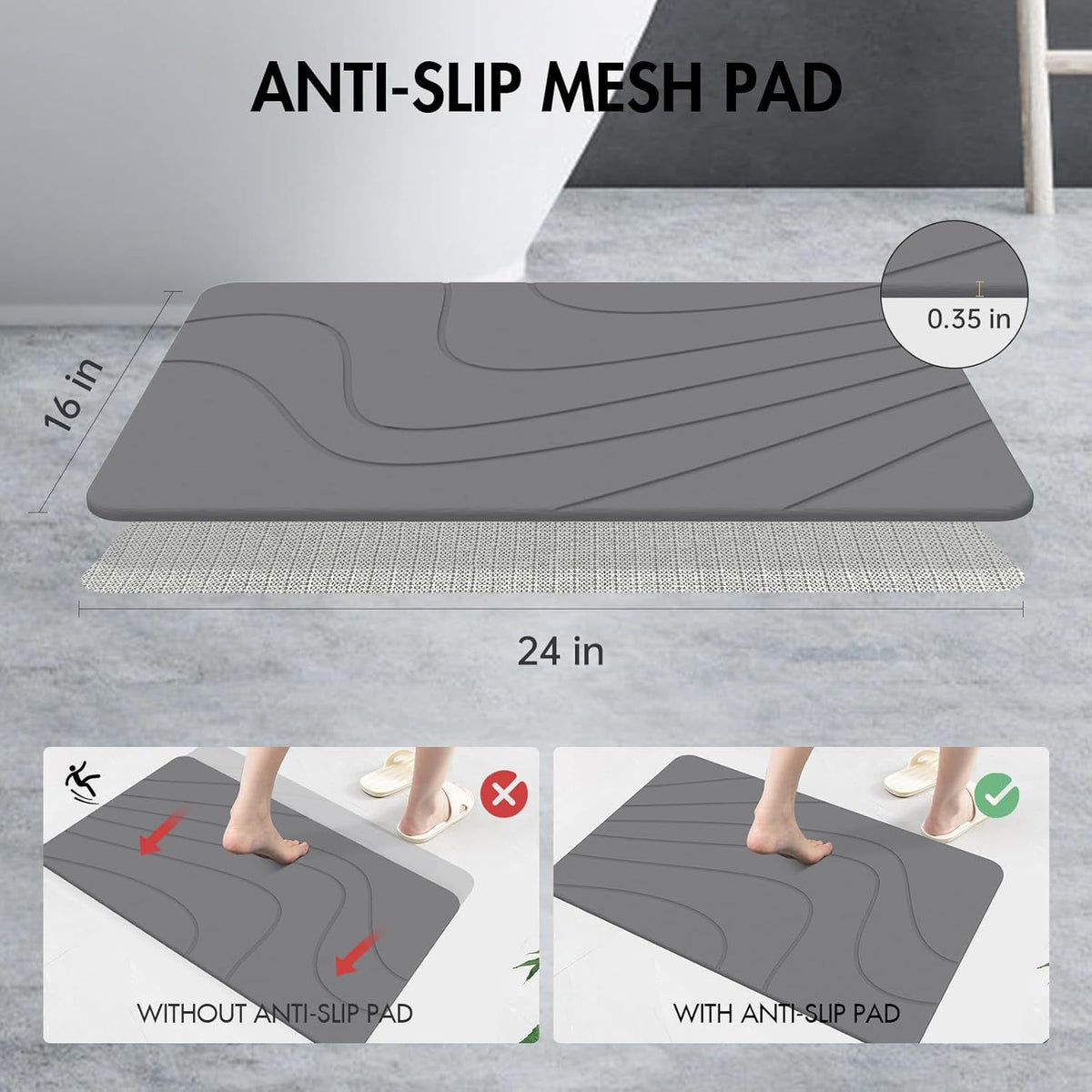 Ergonomische Küchenmatte