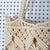Handgefertigte Makramee Tasche mit Quasten Brehn