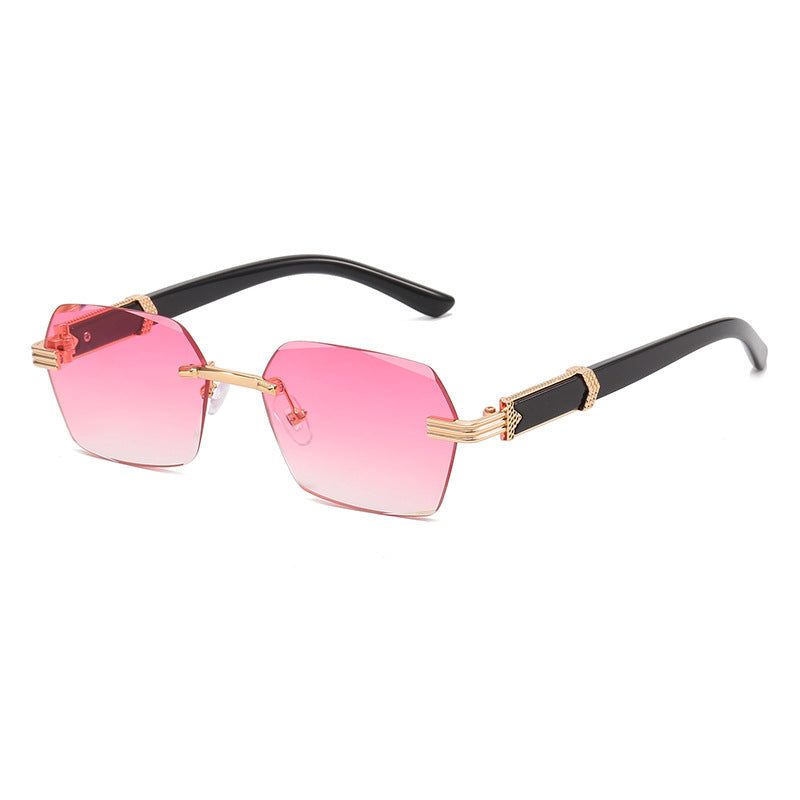Damen Trendige geometrische Sonnenbrille Brehn