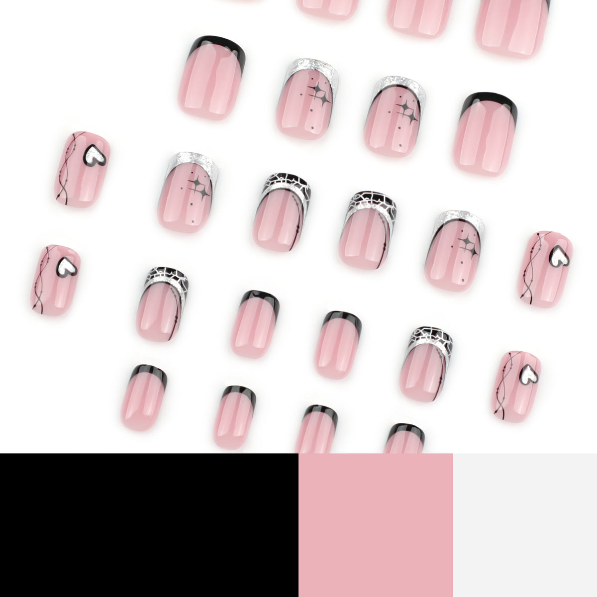 Künstliche Nagelkunst mit glamourösem Design Brehn