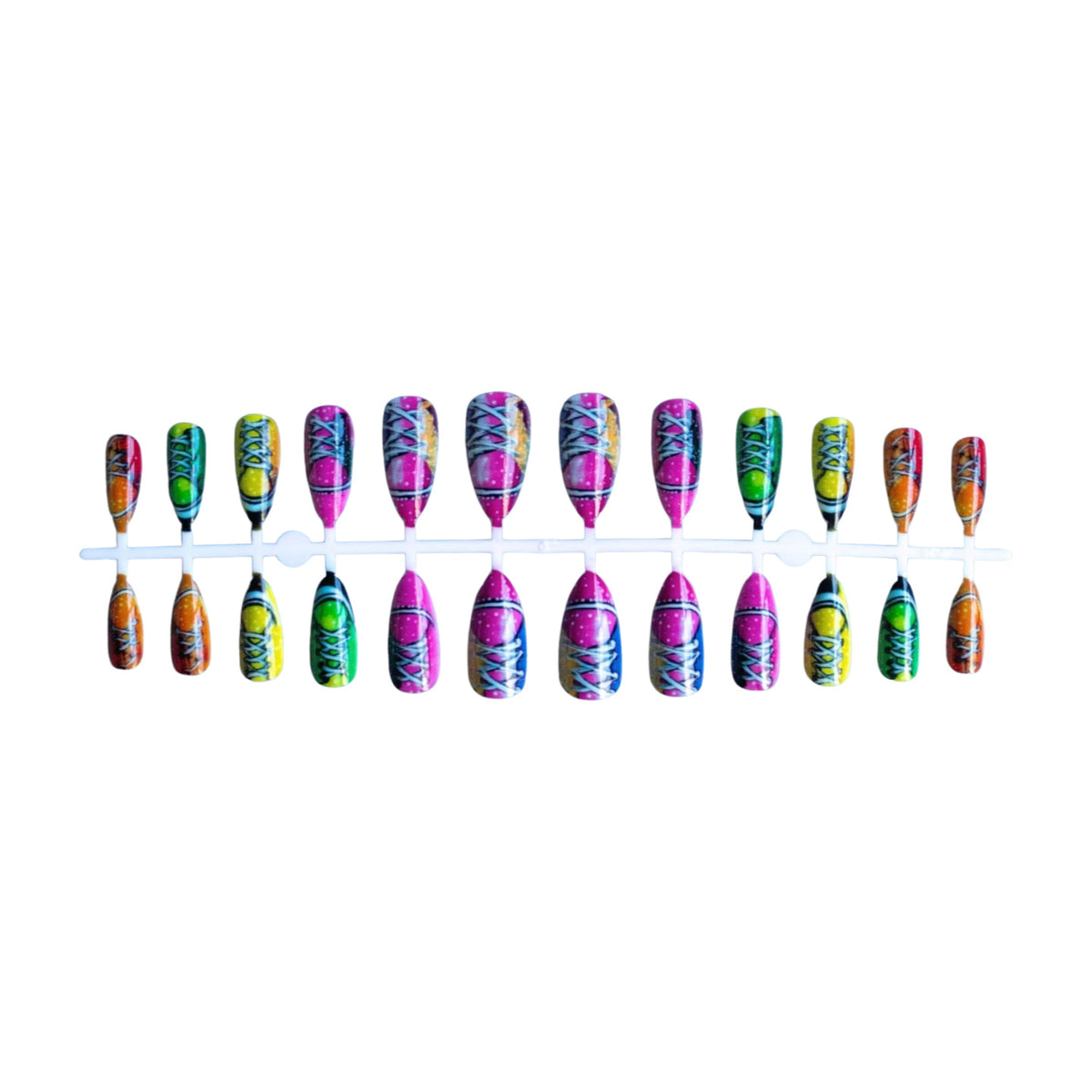 Verspielt Thematisches Press-On Nagelset Brehn