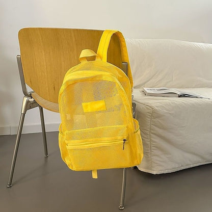 Stylische Mesh-Rucksack Brehn