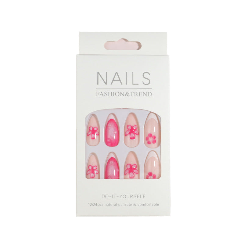Premium Press-On Nail Set mit dekorativen Akzenten Brehn