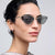 Damen Cat-Eye Sonnenbrille mit schützendem UV-Filter und elegantem Metallrahmen Brehn