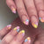Blumenmuster Press-on Nagelset Brehn