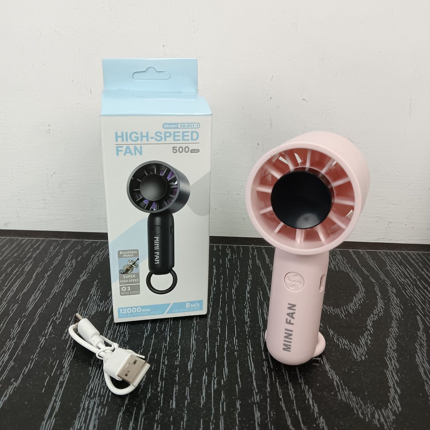 Unisex Tragbarer Mini-Hochgeschwindigkeitsventilator Brehn