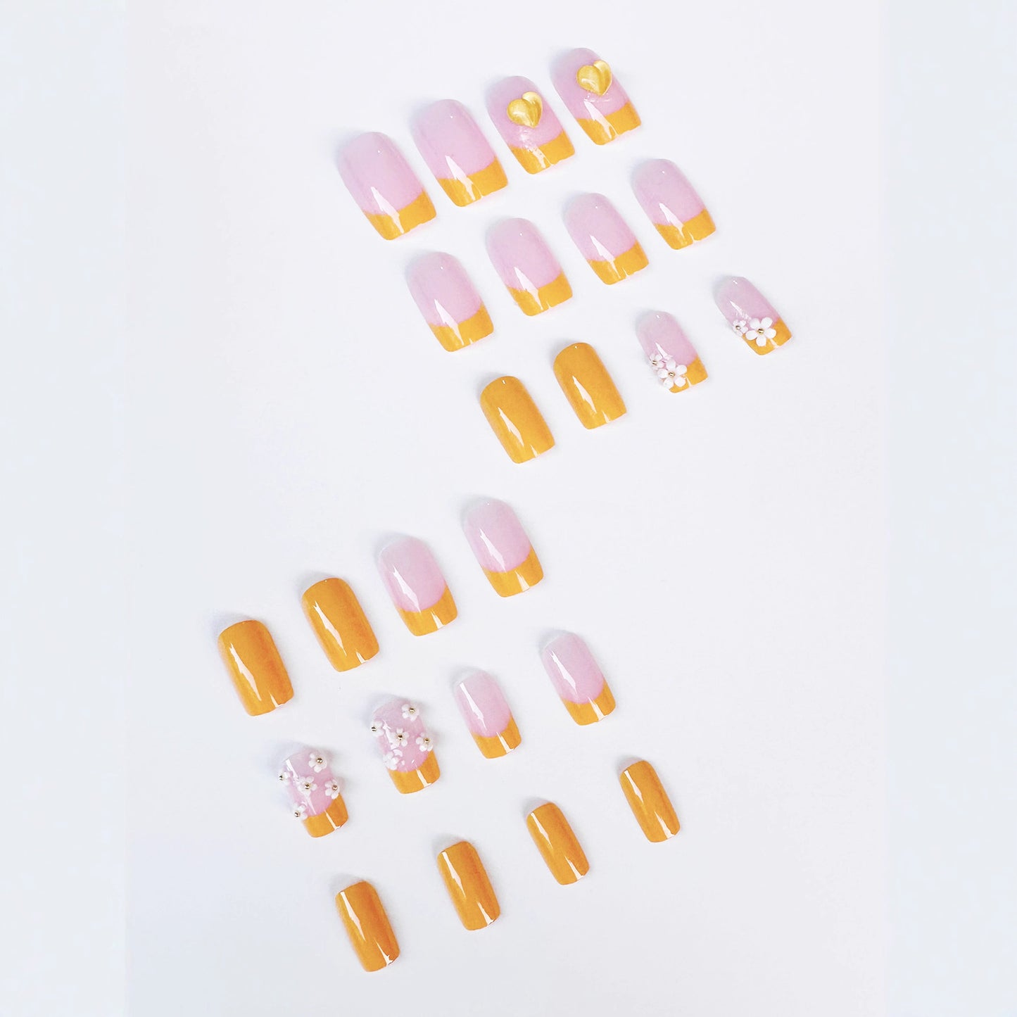 Floral Acryl Nagelspitzen Brehn