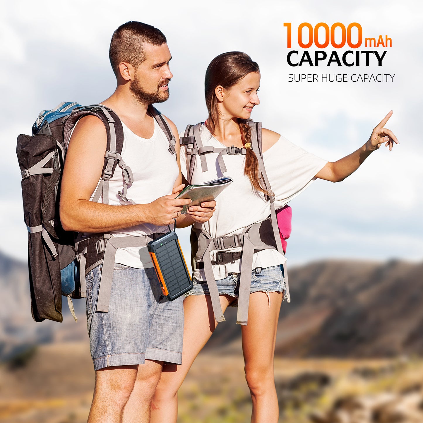 Solar Powerbank mit Hochgeschwindigkeitsladung Von Brehn