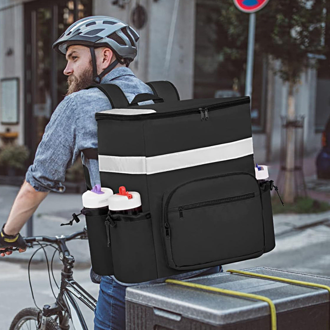 Damen Isolierter Picknickrucksack mit praktischen Seitentaschen Brehn