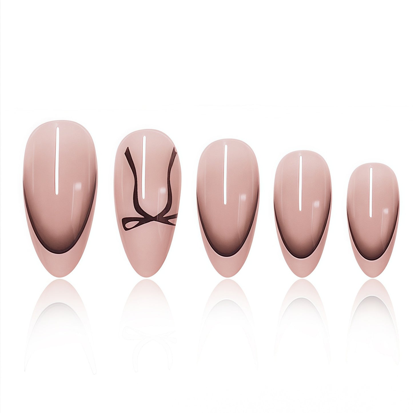 Dekoratives Press-On Nagelkunst Set Brehn