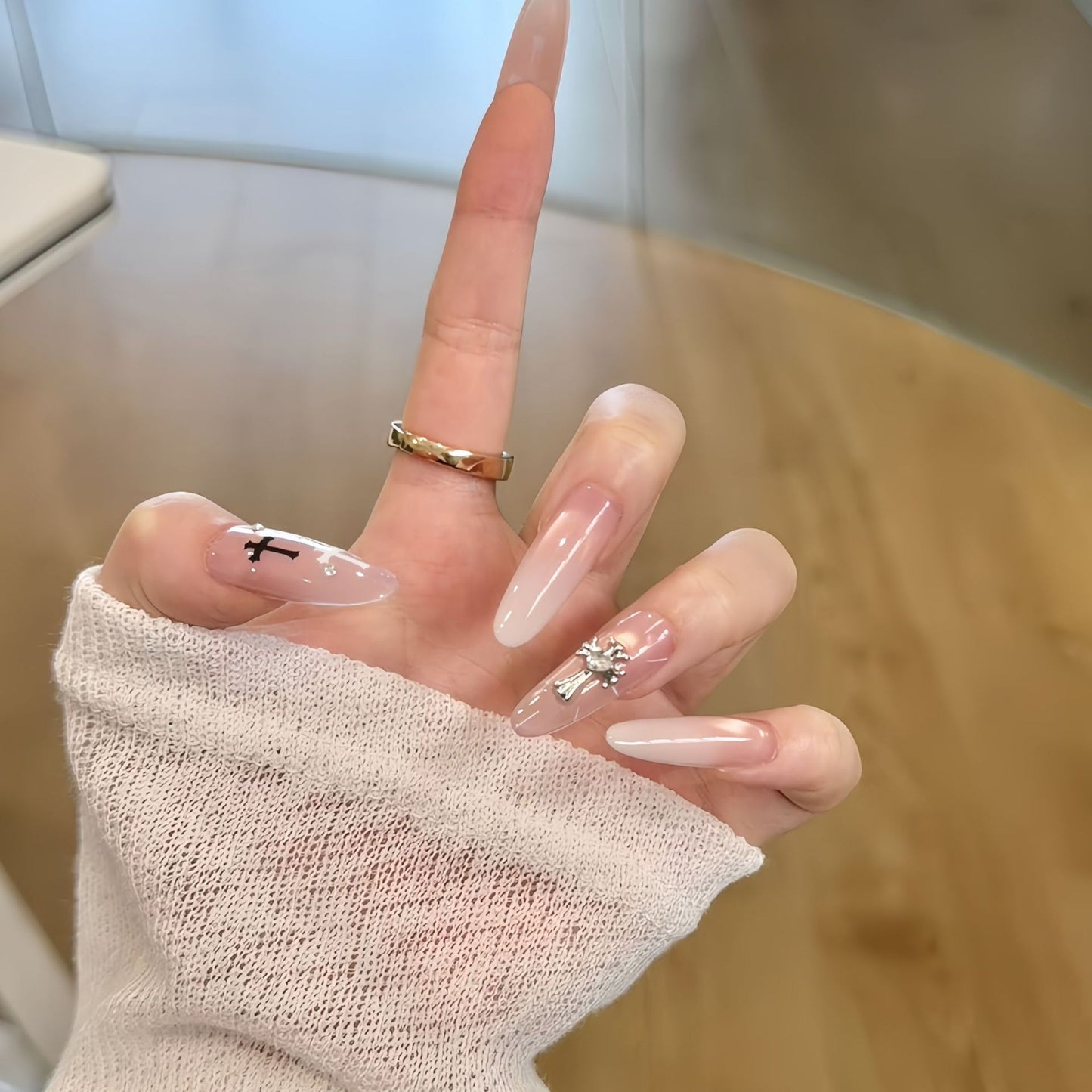Elegante Kunstnägel mit Kreativen Designs Brehn