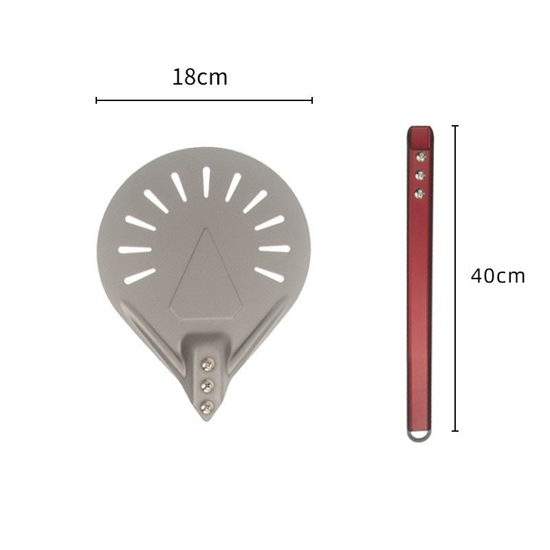 perforierte Aluminium-Pizzaschaufel mit abnehmbarem ergonomischen Griff Brehn