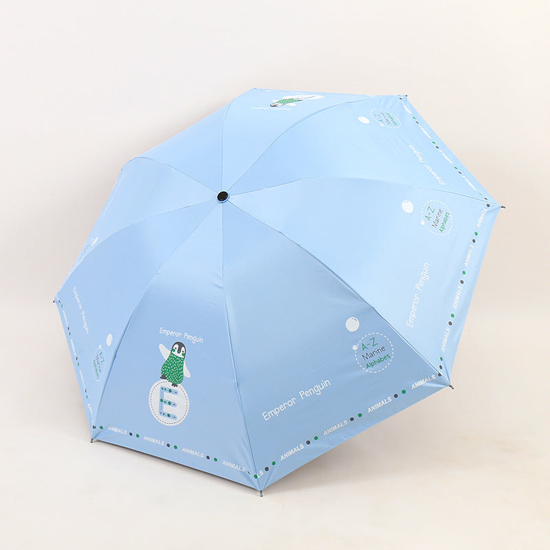 Damen Falt-Regenschirm mit lustigem Tierdesign Brehn