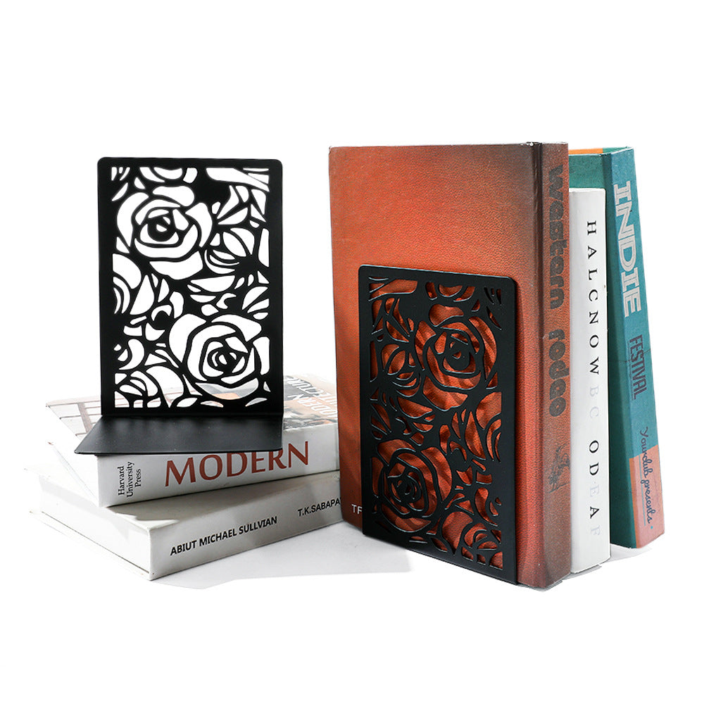 Florale dekorative Buchstützen