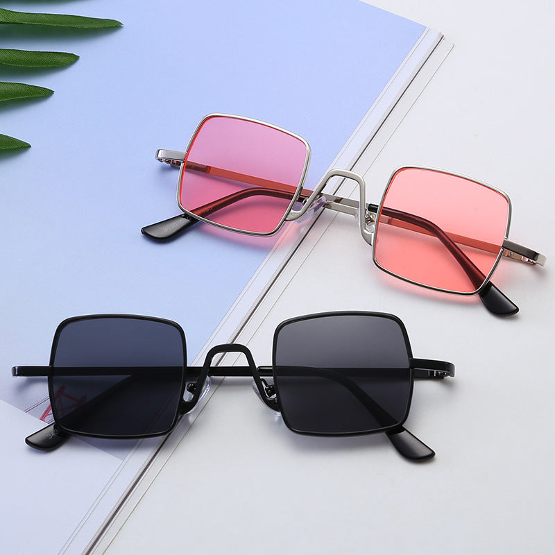 Damen Modische quadratische Sonnenbrille mit innovativem Rahmen Brehn