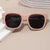 Damen Sonnenbrille mit modernem, eckigem Kunststoffrahmen Brehn