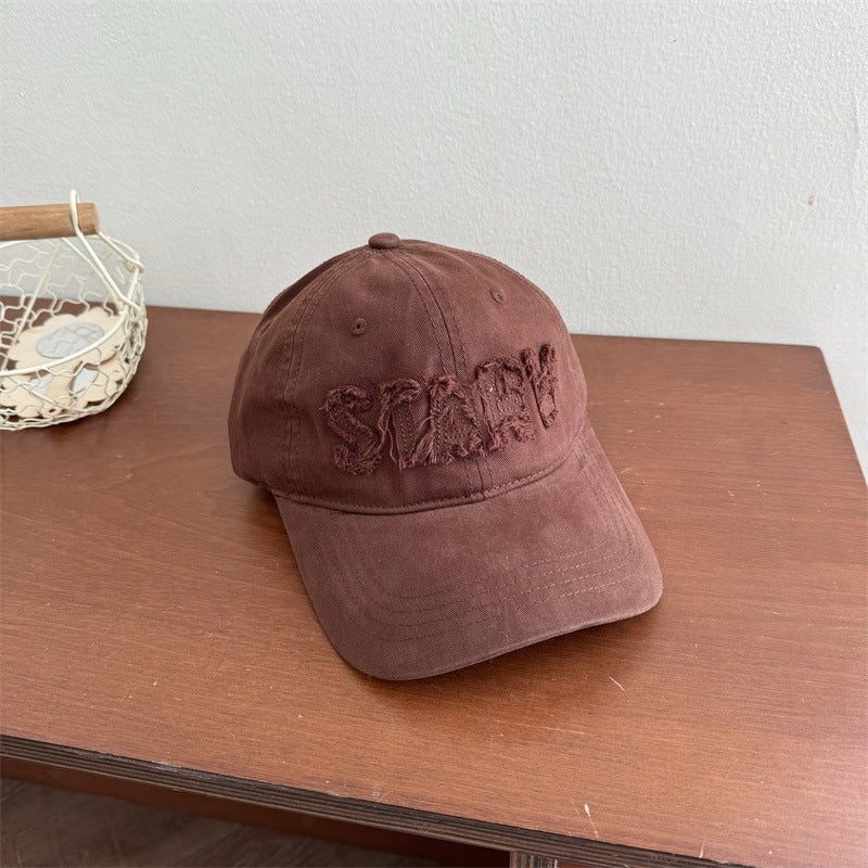 Damen Casual Destroyed Baseball Cap Brehn