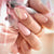 Kunstnagelset mit elegantem, floralem Design Brehn