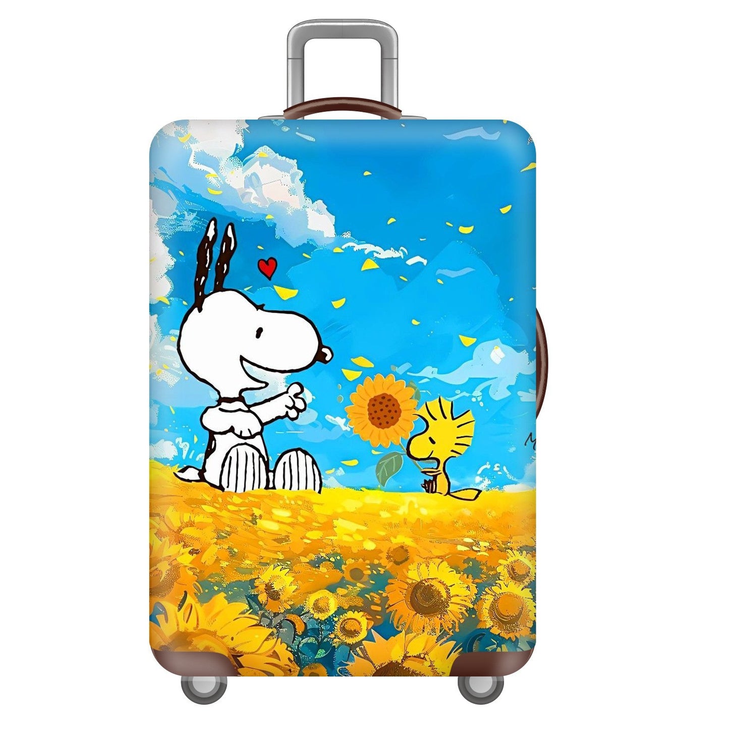 Unisex Hartschalenreisekoffer mit verspieltem Snoopy-Motiv Brehn