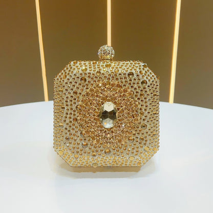 Glänzende mit Strass verzierten Clutch