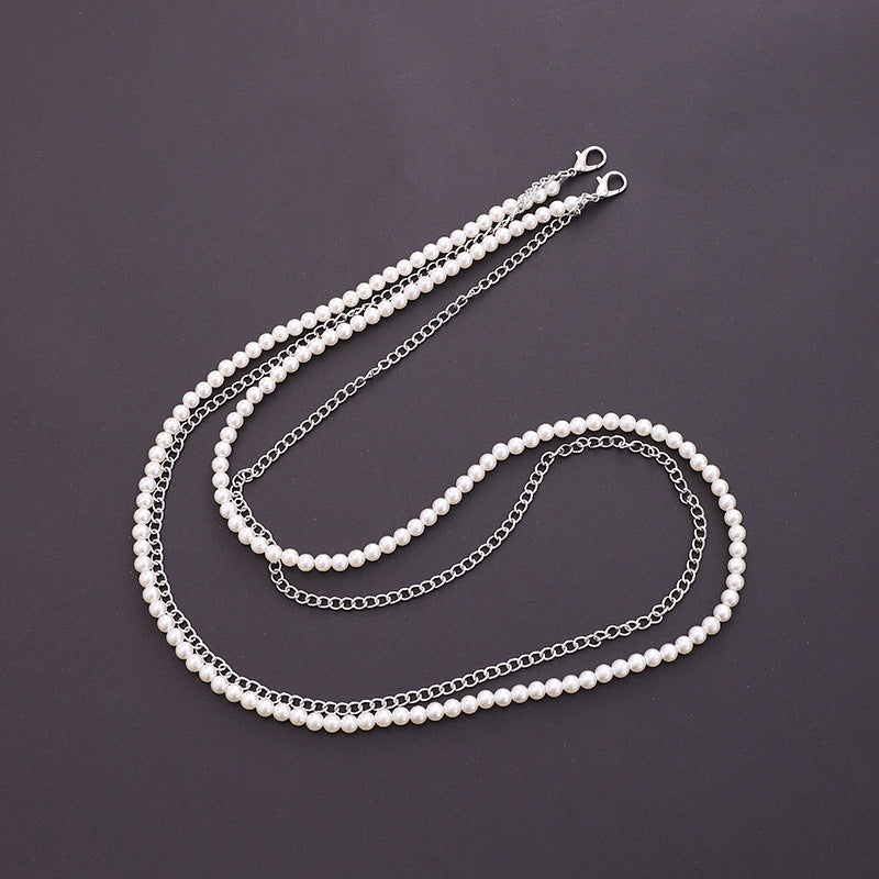 Elegante Perlen Brillenband Brehn