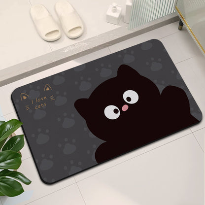 Stylische abstrakte Design Badematte