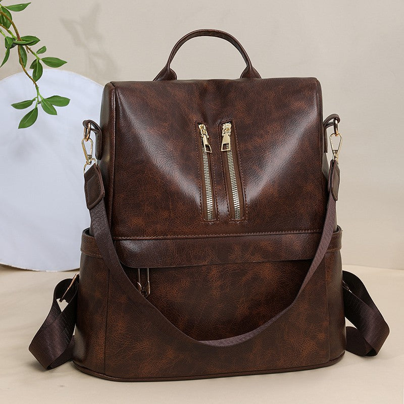 Vielseitiger Vegan-Leder-Rucksack Brehn