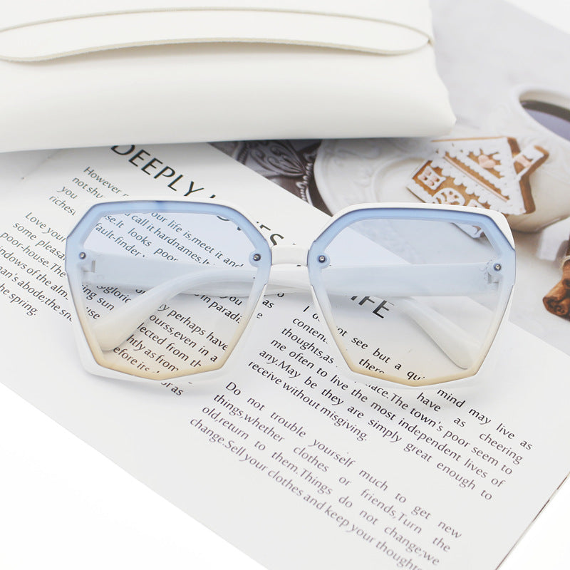 Damen Designer-Sonnenbrille im eleganten Hexagon-Design Brehn