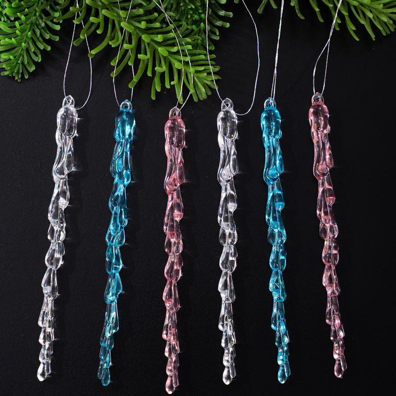 Dekorative Weihnachtslichterkette mit Eiszapfen-Design Brehn