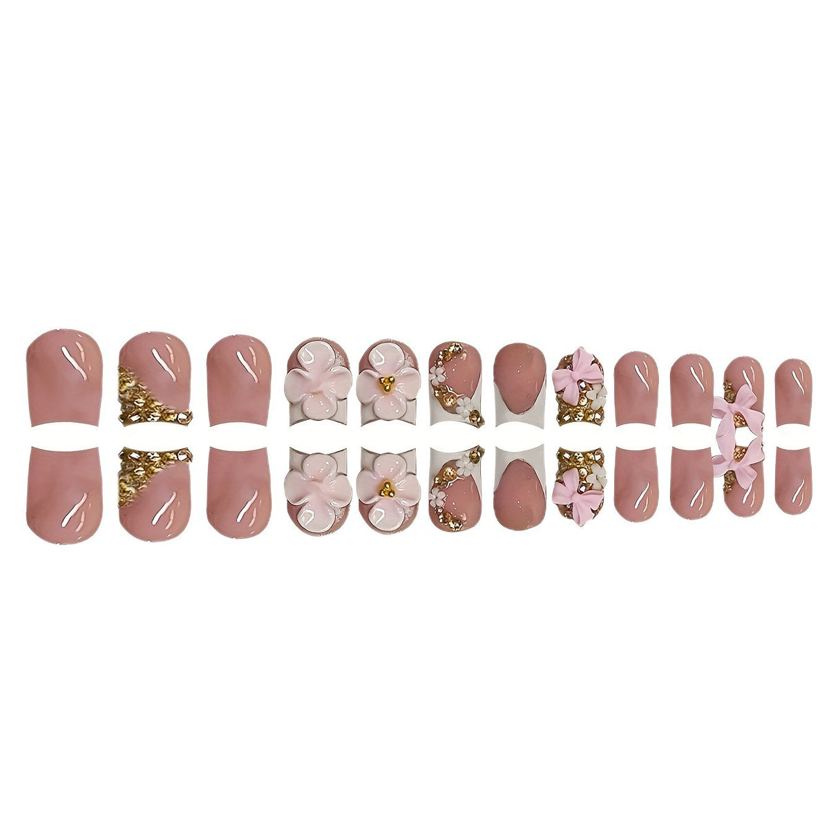 Artisan Floral Nail Decoration Set Brehn