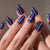 Stylische gestreifte Nagelwraps Brehn