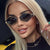 Damen hexagonale Designer-Sonnenbrille mit innovativem Metallrahmen Brehn