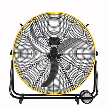 Industrieventilator Bodenventilator – mehrere Geschwindigkeitsstufen, mit Rädern und Schutzgitter, für Werkstatt, Garage & Lager